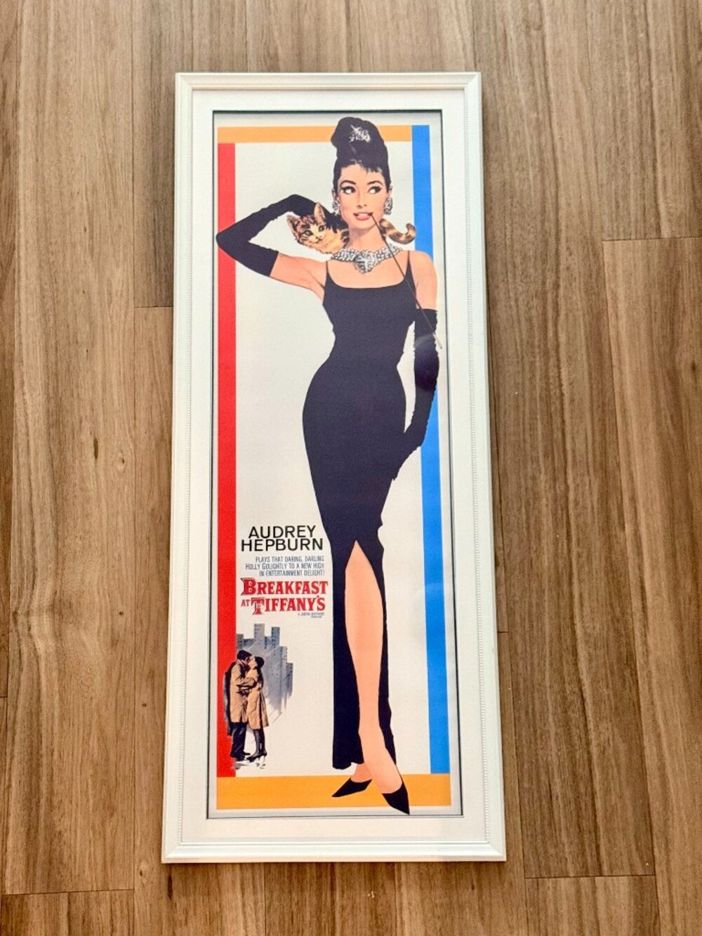 Audrey Hepburn Breakfast at Tiffany's Movie Poster NEW+FRAMED Highly Customized